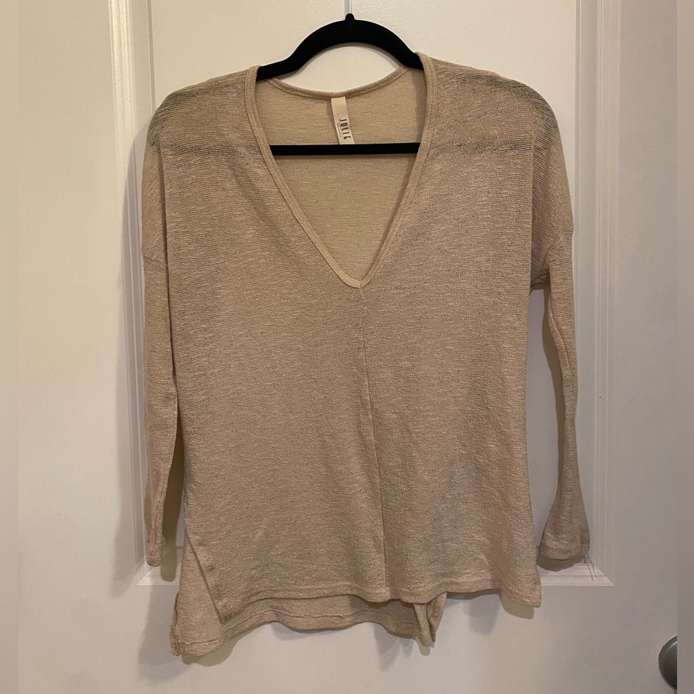 Anthropologie Jolie Sheer Shirt